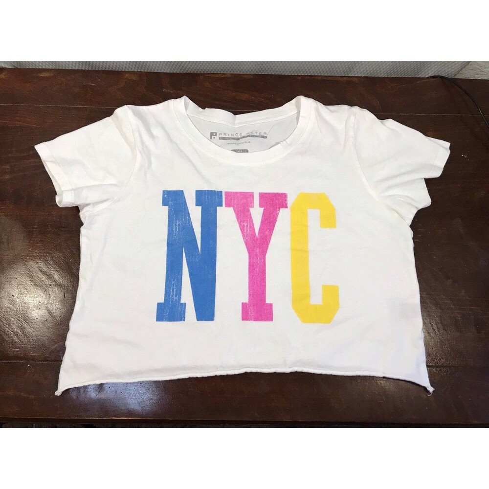 Prince Peter Collection NYC T-shirt white XS made in USA
